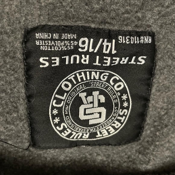 Street Rules hooded jacket size 14/16 - Picture 5 of 5